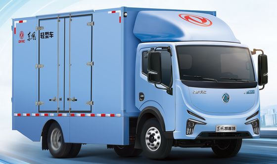 Dongfeng E Star Electric box truck Body dimension 5995*2180*2940mm Range 345KM